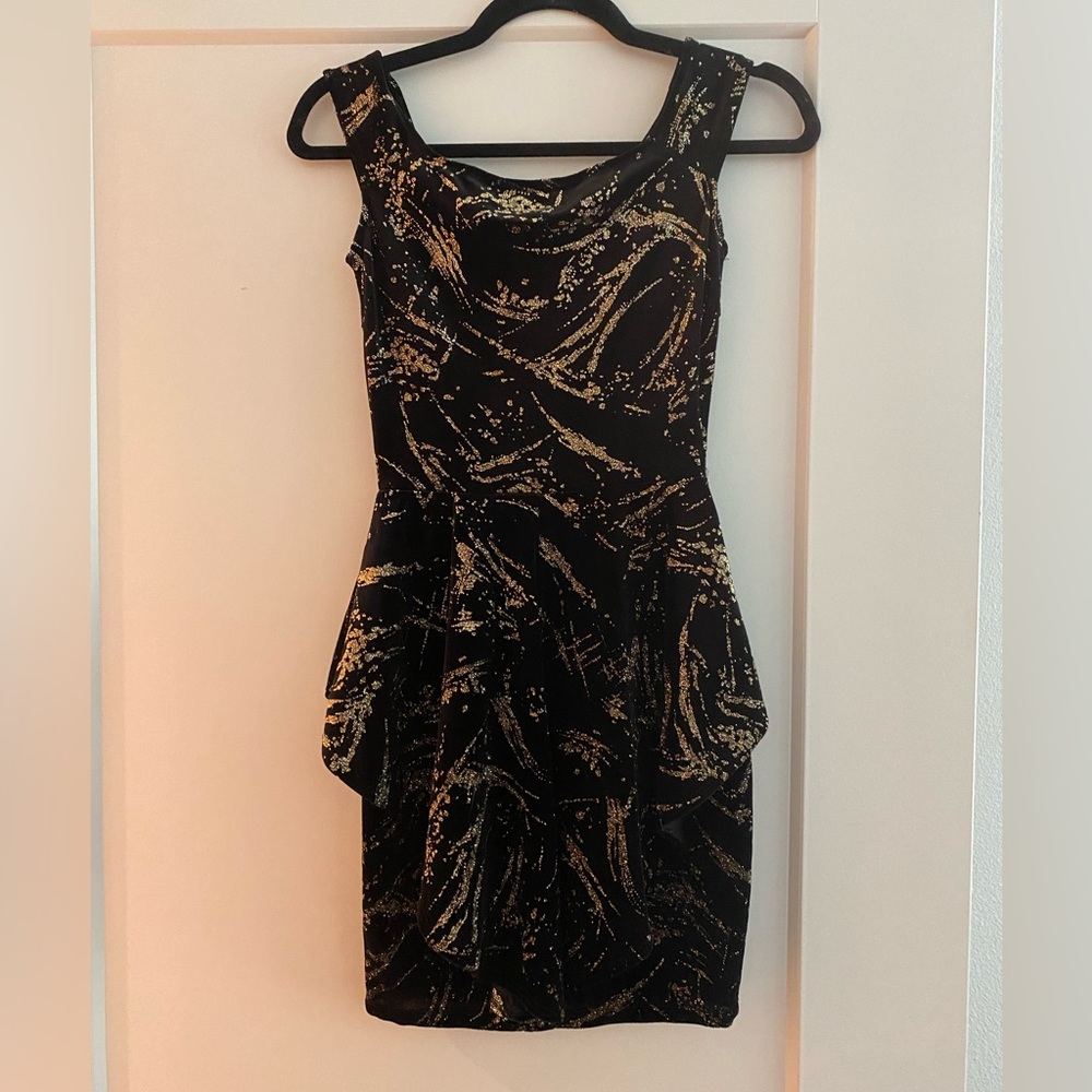 Cosmos Peplum Dress